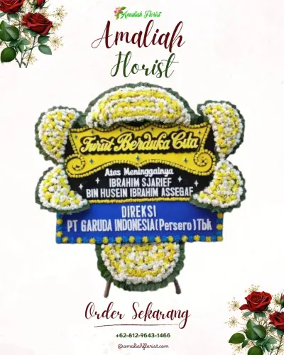 Papan Bunga Duka di Wargasari