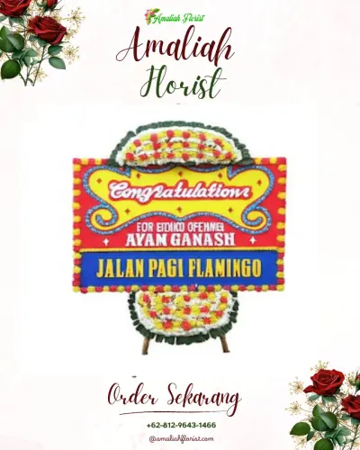 Bunga Papan Congratulation di Wargasari